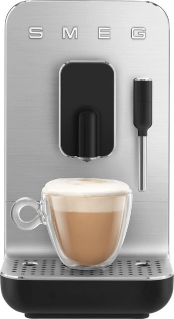 Smeg Siebträgermaschine BCC12BLMEU in Schwarz mit Touch-Display, Heißwasserfunktion und Dampflanze - Bild 1