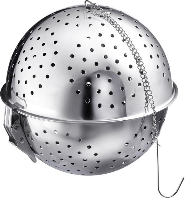 Westmark Reiskugel in Silber aus Edelstahl und versilbertem Metall, rund - Bild 1