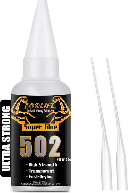 LOOLIFL Superkleber Mehrzweckkleber transparent, 20 g - Bild 1