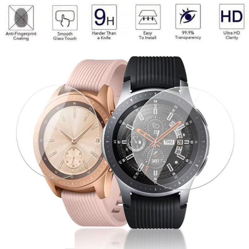 Smartwatch Displayschutzfolie, Glas, 24 mm-43 mm, Schwarz - Bild 5