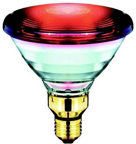 Philips Infrarotlampe E27 150W mit Reflektor, Durchmesser: 12,1 cm, Länge: 13,6 cm - Bild 1