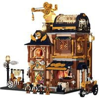 Lumibricks Steampunk Mechanikwerkstatt Klemmbaustein Konstruktionsspielzeug - Bild 1