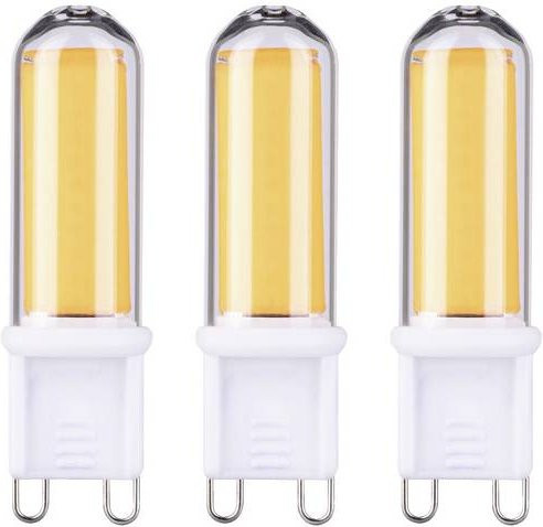 Paulmann LED G9 Leuchtmittel 29045, 4.6W, Warmweiß, Durchmesser: 18 mm, Höhe: 58 mm, 3 Stück - Bild 1