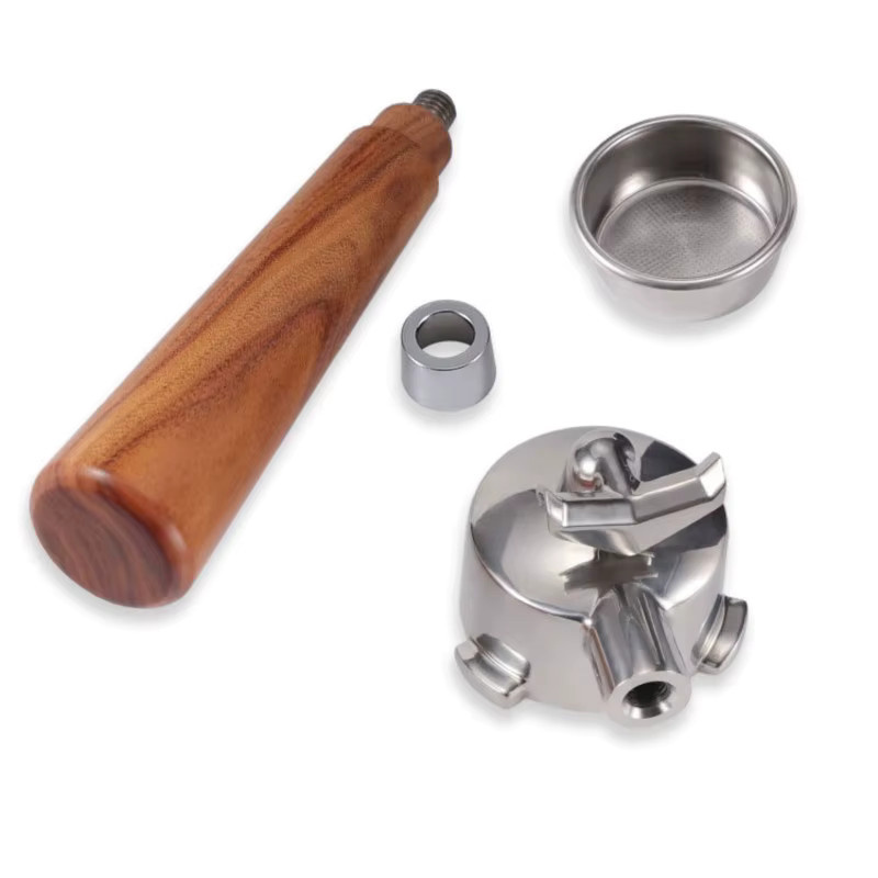 Delonghi Edelstahl-Siebträger mit 3 Ohren für Dedica EC680/685 Kaffeemaschinen, Silber, 51 mm - Bild 2