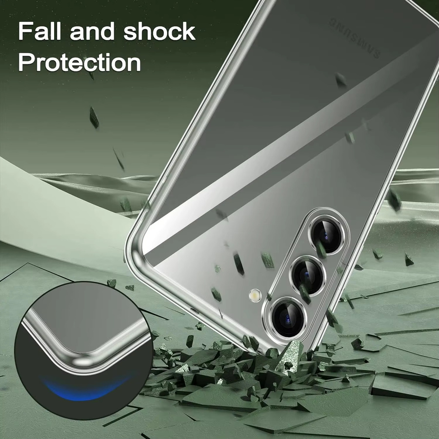 Transparente Silikon-Softcover Hülle für Samsung Galaxy S26 S25 Ultra S24 S23 S22 Ultra S21 FE Plus sowie Samsung A14 A34 A54 - Bild 2