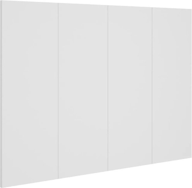vidaXL Kopfteil aus Holzwerkstoff in Weiß, B/H/T: 120 x 80 x 1,5 cm - Bild 1