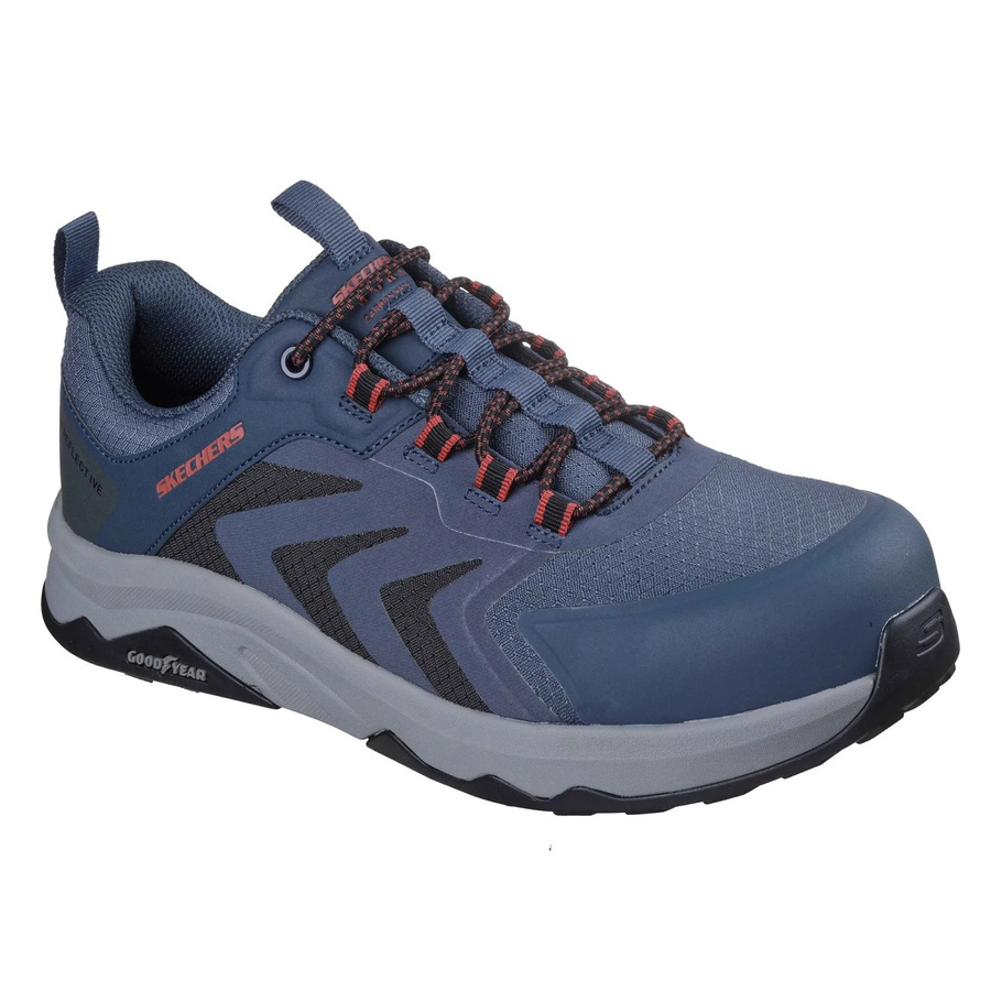 Skechers Sicherheitsschuhe Speed-Flex Trekker S3 in Blau und Grau, Größe 45 - Bild 2