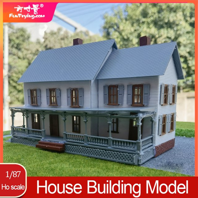 FunTrying Modellhaus-Bausatz Einkaufszentrum Supermarkt, 1:87 (Spur H0) - Bild 1