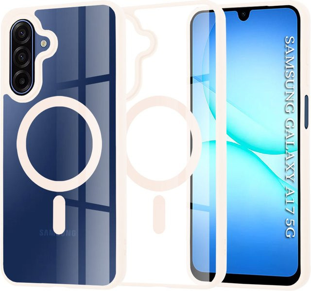 Techsuit Pro MagSafe-Hülle für Samsung Galaxy A17 4G und A17 5G in Rosa - Bild 1