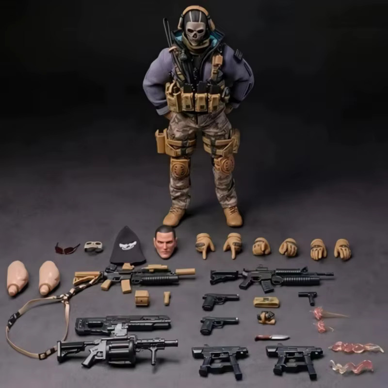 CY7-TOYS Call of Duty Death Ghost, Soldatenpuppe, 6-Zoll, 1:12, beweglich - Bild 4