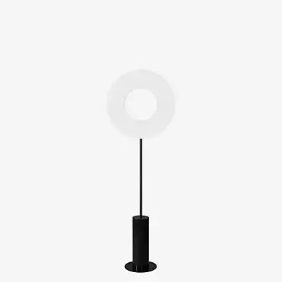 10 HEURES 10 Iris LED Stehleuchte in Schwarz mit Marmor-Design, Durchmesser: 50 cm - Bild 1