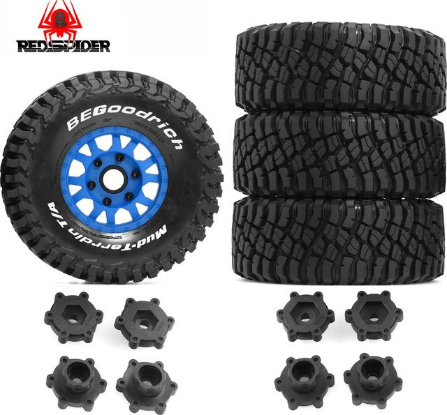 RS Short Course Truck Reifen, 4-teiliges Set, 1:8, Blau, Gummi - Bild 1