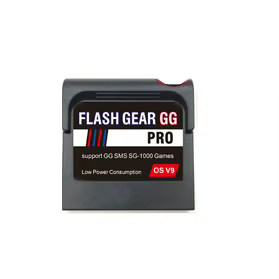 Yuswallow Flash-Geräte Spielkassette für Sega Game Gear GG Konsole mit 4GB Micro-TF-Karte in Rot Transparent - Bild 2