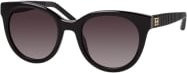 Escada SESE 45 Sonnenbrille, Rund, Vollrand, Kunststoff, Damen, Schwarz, Grau - Bild 1