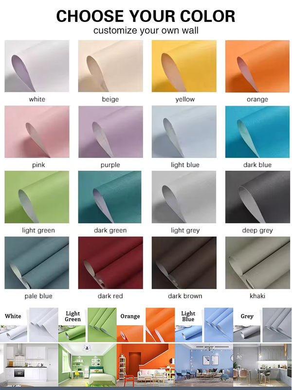 KALYNN Selbstklebende Vinyl Tapete Himmelblau als Kontaktpapier für Schränke und Arbeitsplatten - Bild 3