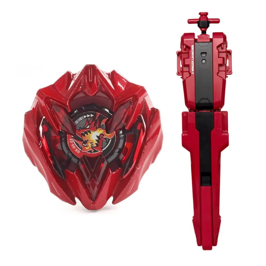TAKARA TOMY Gyro X Spielzeug-Gyroskop, Rote Serie, Legierungs-Gyroskope, mit Starter - Bild 2