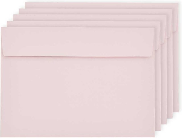 Rico Design Paper Poetry Luxury Umschläge C6 Rosa - Bild 1
