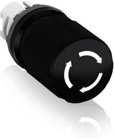 ABB MPET3-10B STOPP- und HALT-Taste in Schwarz mit IP66 Schutzart - Bild 1