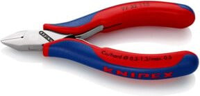 Knipex Elektronik-Seitenschneider mit Mehrkomponenten-Hüllen in Multicolor, 115 mm - Bild 1