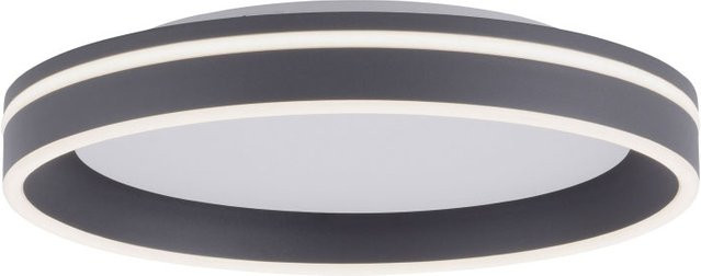 Paul Neuhaus Q-Vito LED-Deckenleuchte in Anthrazit mit Fernbedienung und Smart Home Steuerung, Durchmesser: 40 cm - Bild 1