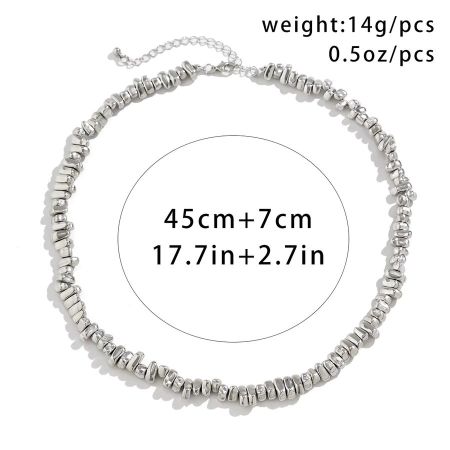 Ingemark Halskette, Silber Farbe, Perle, Unisex - Bild 2