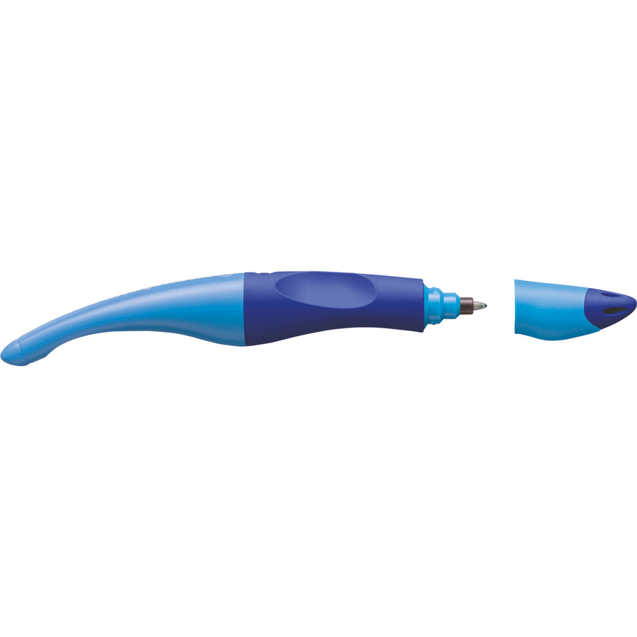 STABILO Tintenroller EASYoriginal für Linkshänder mit einer blauen Patrone und Namensschild - Bild 2