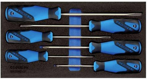 Gedore Werkzeugeinlage EI-1500 CT1-2150L in Blau und Schwarz, B/T/H: 310 x 158 x 35 mm - Bild 1