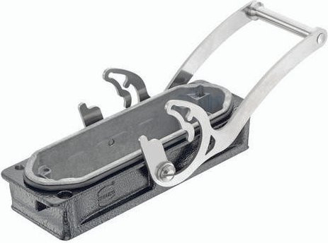 HARTING Anbaugehäuse 09 40 524 0381 09405240381 aus Aluminium in Grau - Bild 1