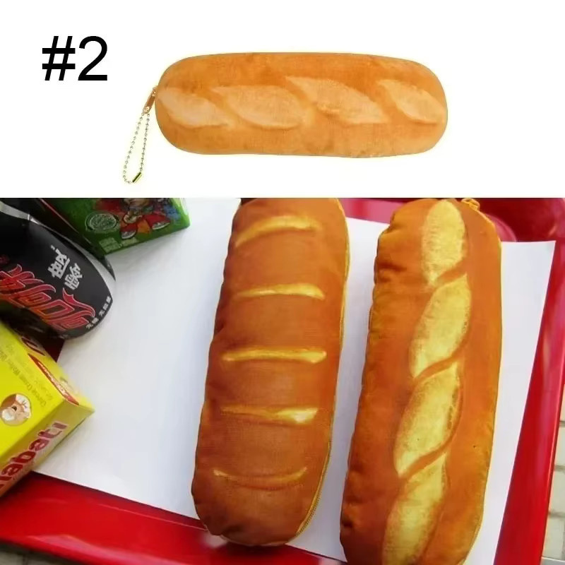 Kreatives Federmäppchen in Brotform mit großem Fassungsvermögen als lustiges Schreibwaren-Geschenk für Kinder zur Rückkehr in die Schule - Bild 4