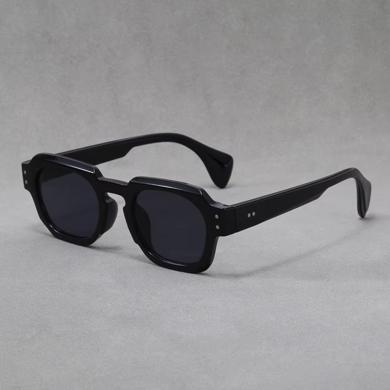 ZBHWISH Sonnenbrille, Unisex, Vollrand, Kunststoff, Schwarz - Bild 1