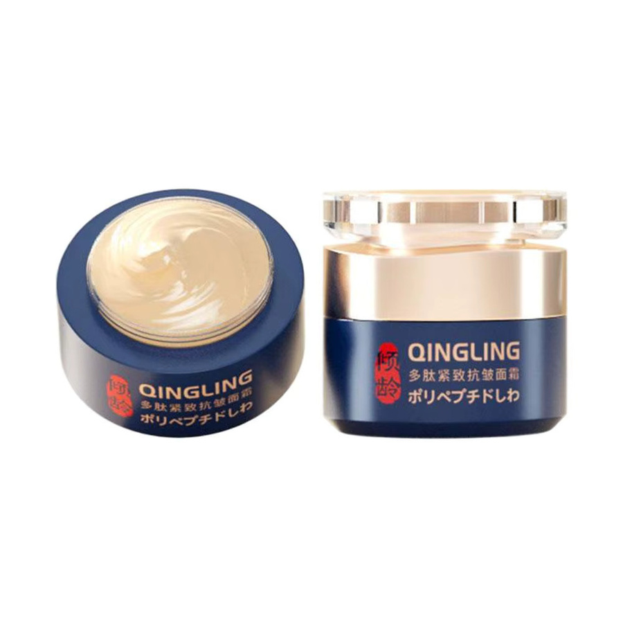 QINGLING Anti-Falten-Gesichtscreme mit Peptide, Unisex - Bild 2