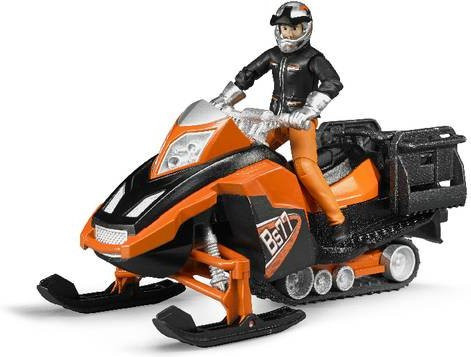 Bruder Snowmobil mit Fahrer und Ausstattung Modellfahrzeug - Bild 1