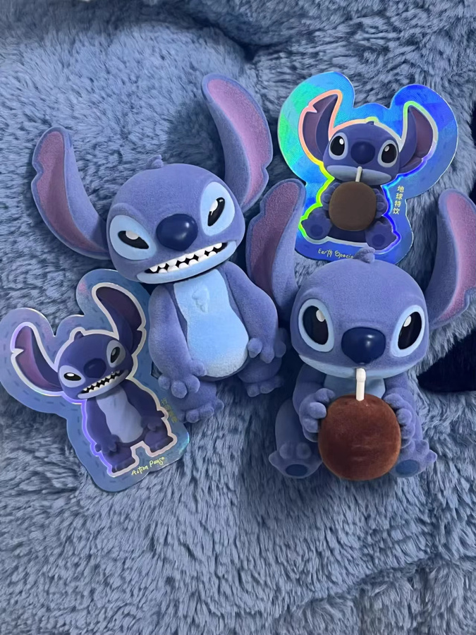 Bandai Disney Lilo & Stitch Stich Figur, Blind Box, Beflockung, Einzelfigur - Bild 2
