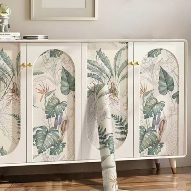 Selbstklebende 3D Wandtapete von DAIROU mit floralem Design, wasserdichte PVC Wandfolie in Multicolour für Badezimmer und Küchenschränke - Bild 1