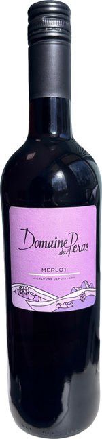 Domaine du Peras Merlot Rotwein, Languedoc-Roussillon, 2024, trocken, 0,75 l - Bild 1