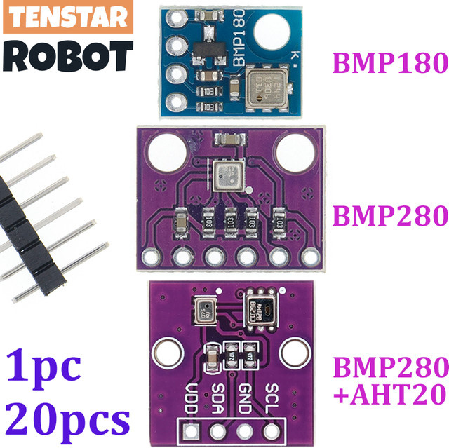 TENSTAR ROBOT GY-68 BMP180 BMP280 AHT20+BMP280 Digitales Luftdrucksensormodul - Bild 1