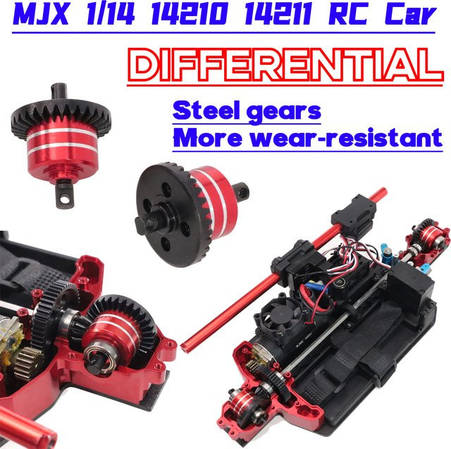 MJX HYPER GO 1/14 14211 14210 H14BM RC-Rennwagen, bürstenlos, Metall, Rot - Bild 1