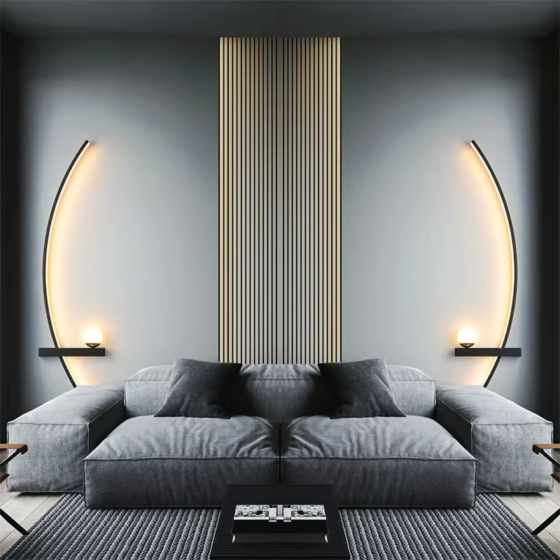 CETANT Smart LED Wandlampe mit Fernbedienung in Schwarz und Weiß, moderne Up-Down Beleuchtung für Wohnzimmer und Schlafzimmer, B/H/T: 55 x 11,5 x 55 cm - Bild 2