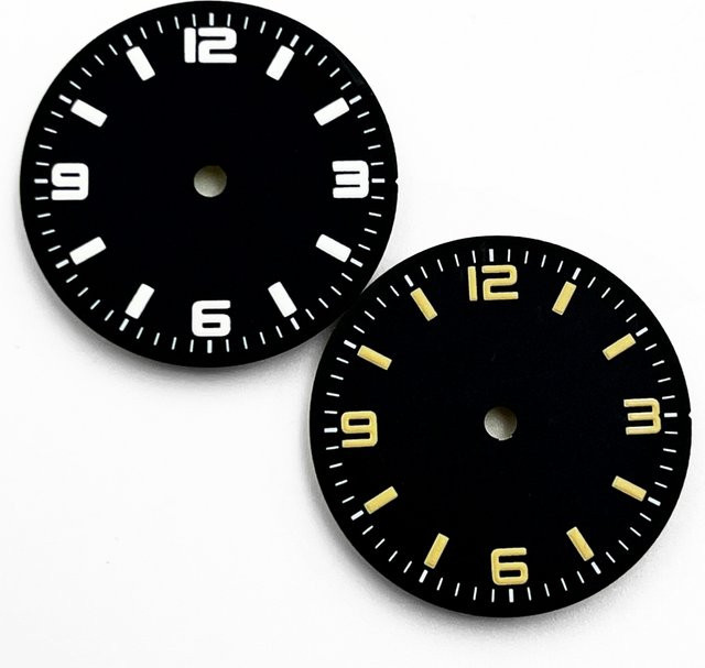 RICHUS Zifferblatt, Schwarz, 28,5 mm, Automatikwerk, Unisex - Bild 1
