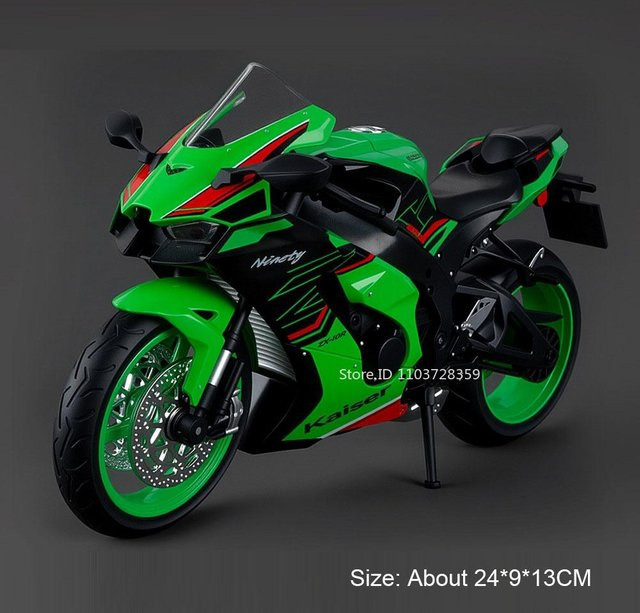 Linyi toy car 1:9 Zx-10R Gsx-1000R Motorrad Spielzeugmodelle, mit Sound und Licht, ab 14 Jahren - Bild 1