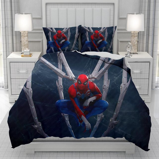 Softura Disney Spider-Man Bettwäsche-Set aus Mikrofaser, Mehrfarbig, B/T: 200 x 200 cm - Bild 1