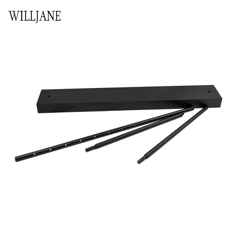 Schmuckständer von WILLJANE aus schwarzem Metall als T-Bar Organizer für Ohrringe, Halsketten und Ringe - Bild 2
