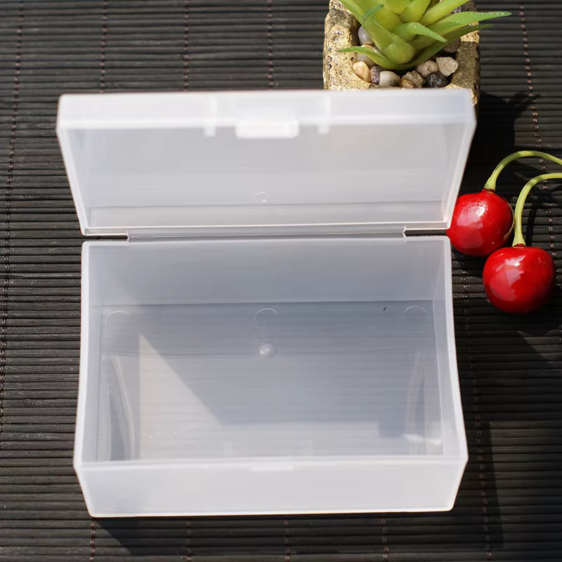 Transparente Mini-Kunststoffbox zur Aufbewahrung und Verpackung als staubdichte Schmucketui-Box - Bild 3