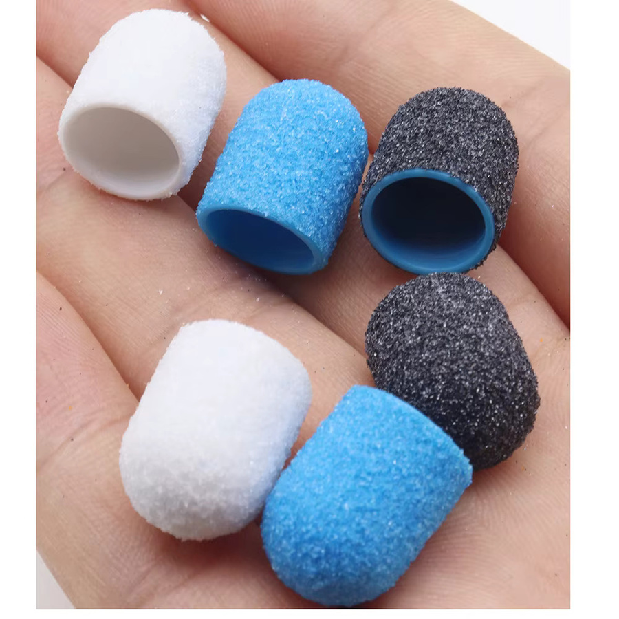 Easy Nail Nagelschleifkappen mit Nagelbohrer-Bits, 10 Stück, Unisex - Bild 2
