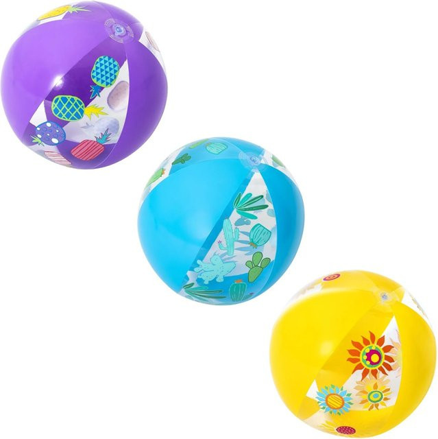 Bestway Wasserball Groove n' Splash in Bunt / Mehrfarbig mit Durchmesser: 34 cm - Bild 1