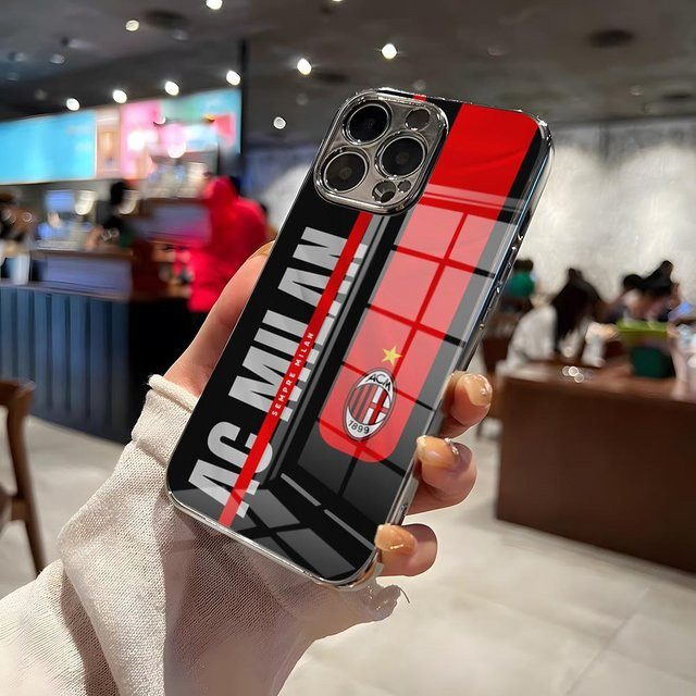 Potdemiel Handyhülle M-Milan-S für iPhone mit stoßfester Glasabdeckung, Multicolour - Bild 1
