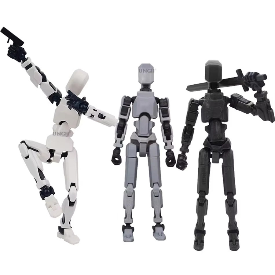 Bandai Titan T13 Multi-Gelenkiger Beweglicher Verwandlungsroboter, 13-teiliges Set - Bild 3