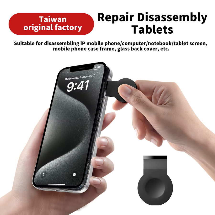 Rk Reparatur- und Demontagestück für Tablet-Bildschirme und Mobiltelefone, Schwarz - Bild 2