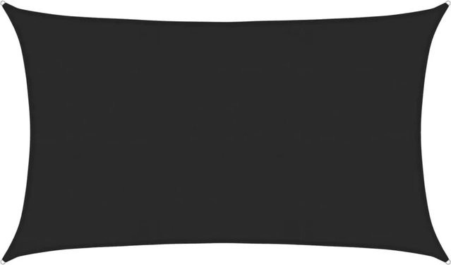 vidaXL Sonnensegel aus HDPE in Schwarz, B: 8 m, T: 5 m - Bild 1