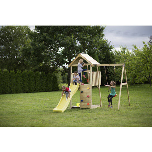WENDITOYS Kletterspielturm Biene in Natur-Braun, B/H/T: 270 x 270 x 280 cm - Bild 2